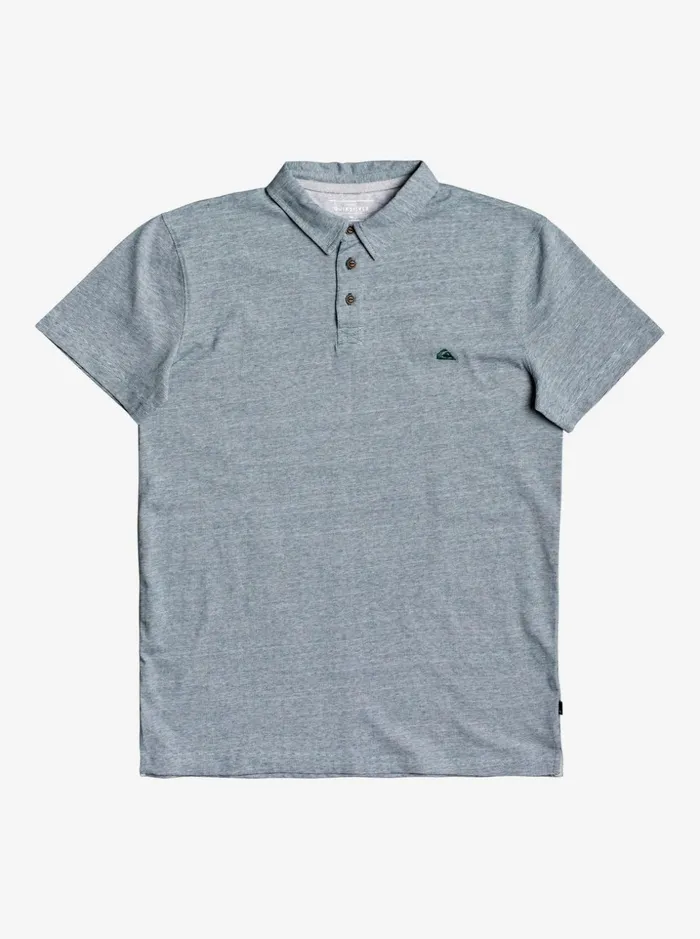 Men Quiksilver Tees Everyday Sun Cruise Short Sleeve Polo Shirt Ponderosa Pine