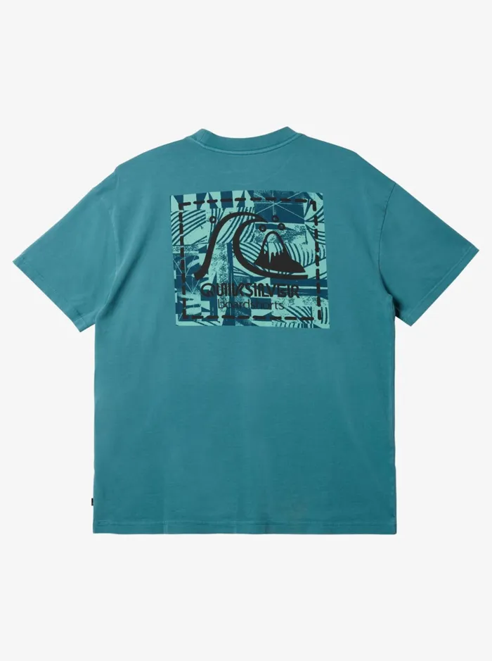Men Quiksilver Tees Gregg Kaplan Blank Canvas TShirt Brittany Blue Men Quiksilver Tees Gregg Kaplan Blank Canvas TShirt Brittany Blue