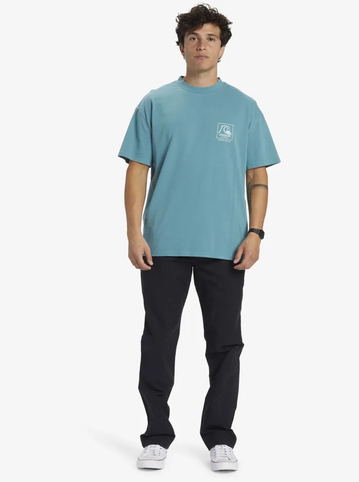 Men Quiksilver Tees Gregg Kaplan Blank Canvas TShirt Brittany Blue Men Quiksilver Tees Gregg Kaplan Blank Canvas TShirt Brittany Blue