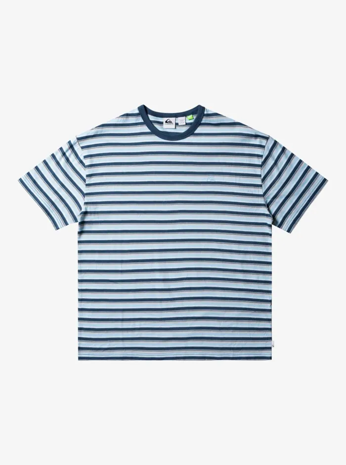 Men Quiksilver Tees Joey Stripe TShirt Joey Celestial Stripe