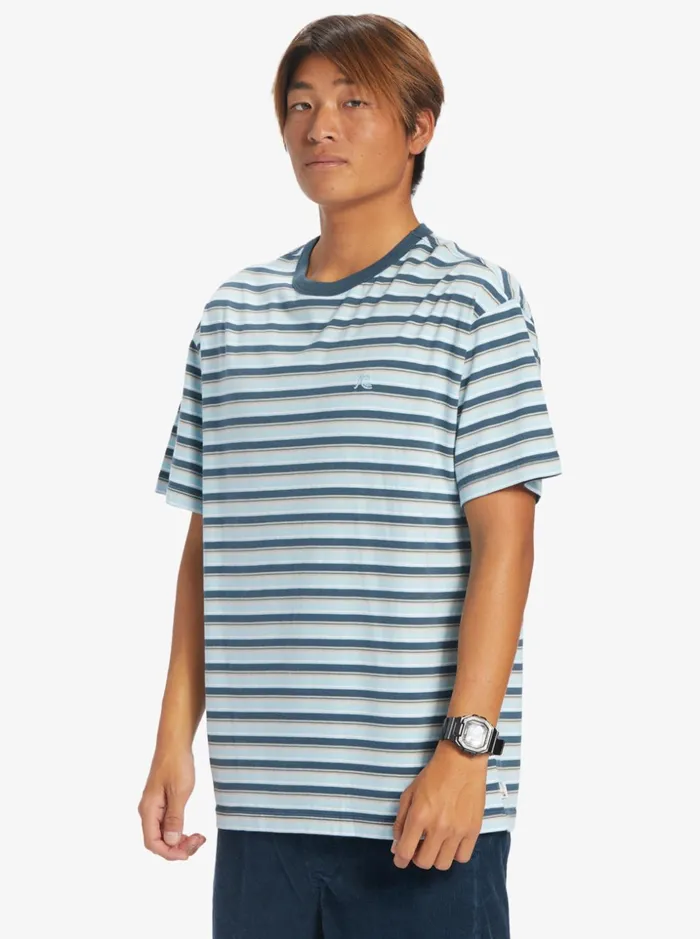Men Quiksilver Tees Joey Stripe TShirt Joey Celestial Stripe Men Quiksilver Tees Joey Stripe TShirt Joey Celestial Stripe