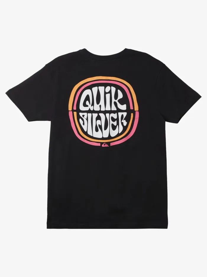Men Quiksilver Tees Mile High TShirt Black Men Quiksilver Tees Mile High TShirt Black