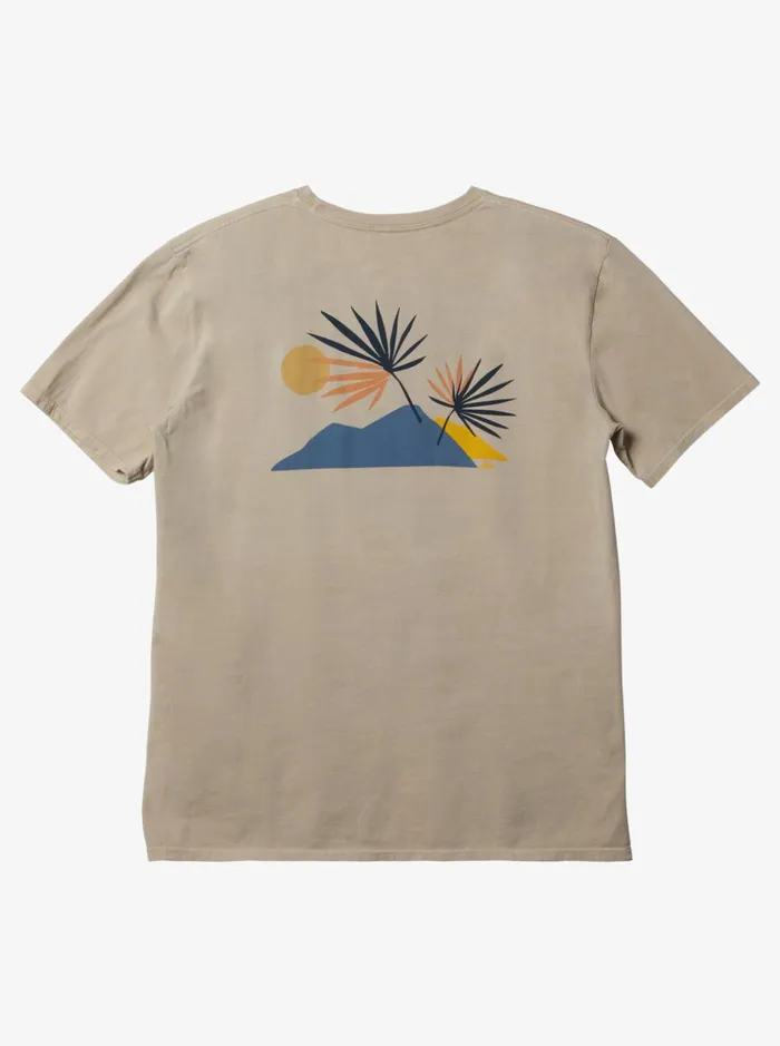 Men Quiksilver Tees New Tribe TShirt Antique White Men Quiksilver Tees New Tribe TShirt Antique White