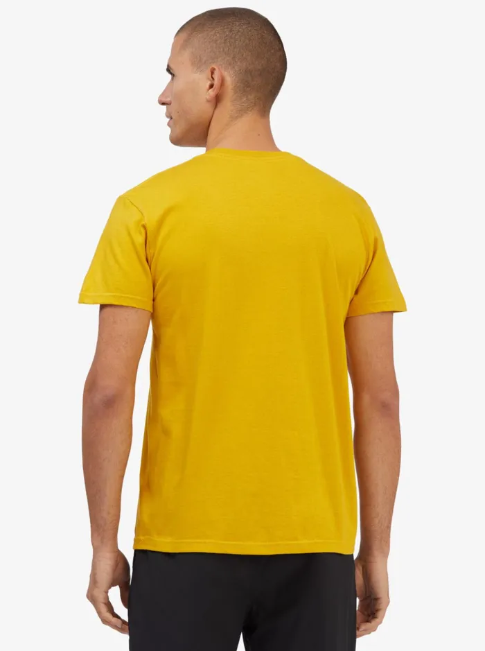 Men Quiksilver Tees Primary Colors TShirt Nugget Gold Men Quiksilver Tees Primary Colors TShirt Nugget Gold