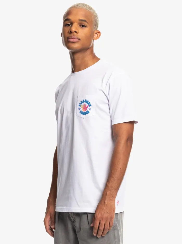 Men Quiksilver Tees Quiksilver X Stranger Things White Claw TShirt White Men Quiksilver Tees Quiksilver X Stranger Things White Claw TShirt White