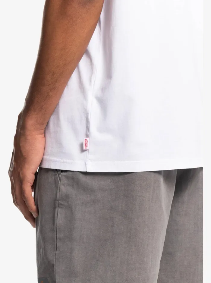 Men Quiksilver Tees Quiksilver X Stranger Things White Claw TShirt White Men Quiksilver Tees Quiksilver X Stranger Things White Claw TShirt White