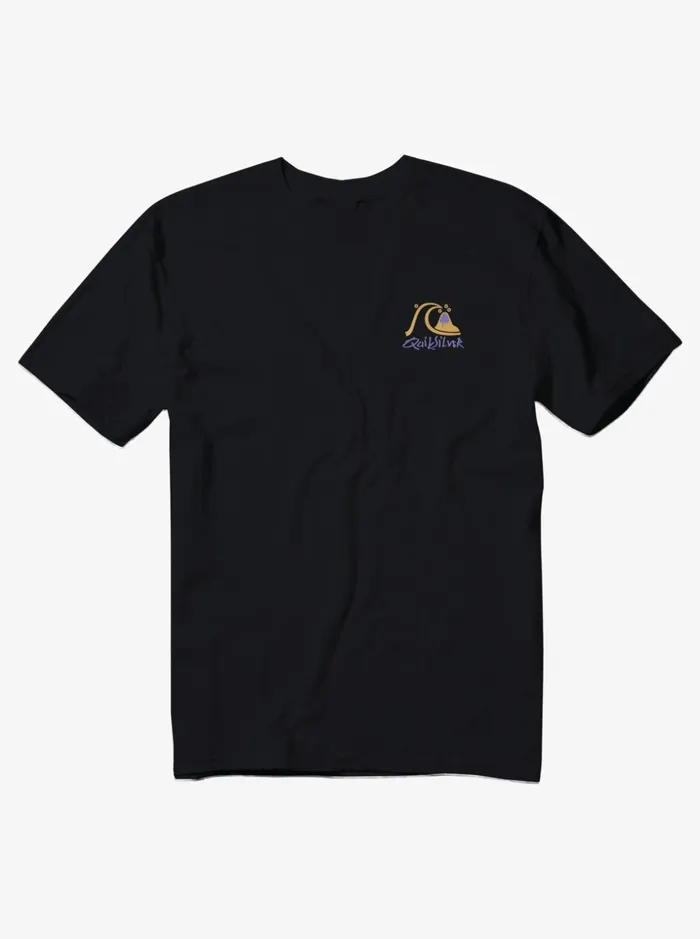 Men Quiksilver Tees Shadow Show TShirt Black