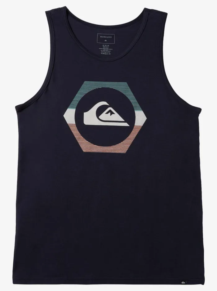 Men Quiksilver Tees Shapeshifter Tank Navy Blazer