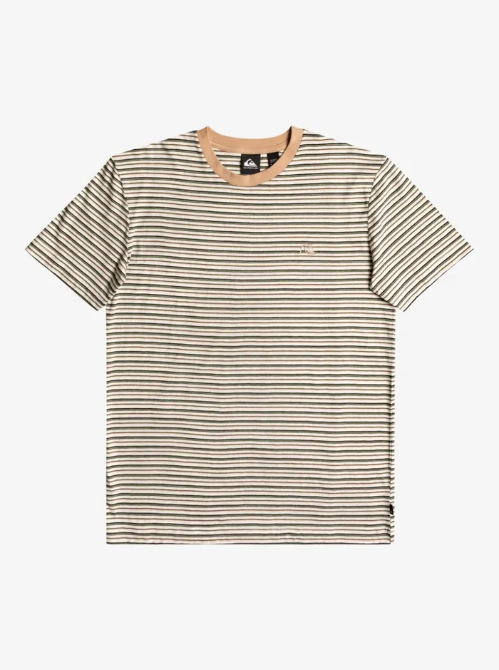 Men Quiksilver Tees Shred That Short Sleeve TShirt Tannin Shred That