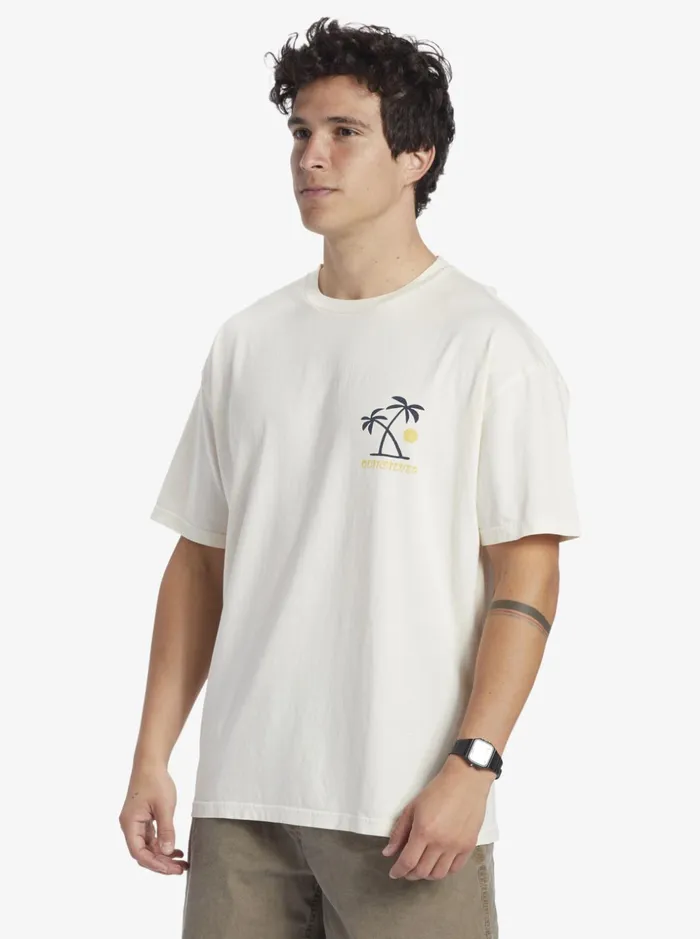 Men Quiksilver Tees Sunset Rituals TShirt Birch Men Quiksilver Tees Sunset Rituals TShirt Birch