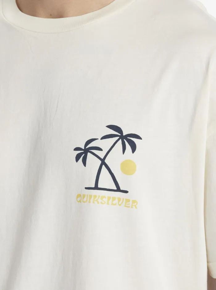Men Quiksilver Tees Sunset Rituals TShirt Birch Men Quiksilver Tees Sunset Rituals TShirt Birch