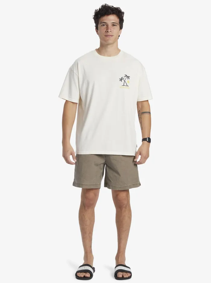 Men Quiksilver Tees Sunset Rituals TShirt Birch Men Quiksilver Tees Sunset Rituals TShirt Birch