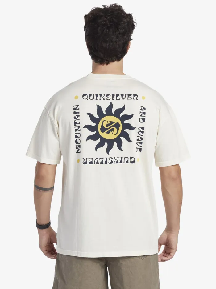 Men Quiksilver Tees Sunset Rituals TShirt Birch Men Quiksilver Tees Sunset Rituals TShirt Birch
