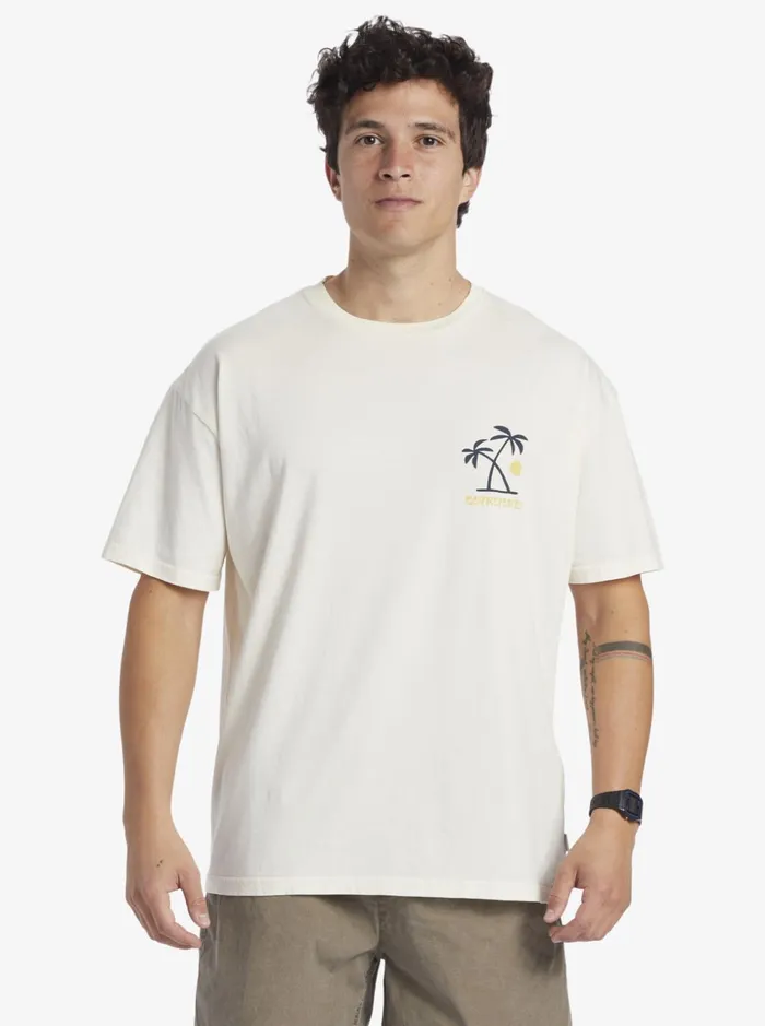 Men Quiksilver Tees Sunset Rituals TShirt Birch Men Quiksilver Tees Sunset Rituals TShirt Birch