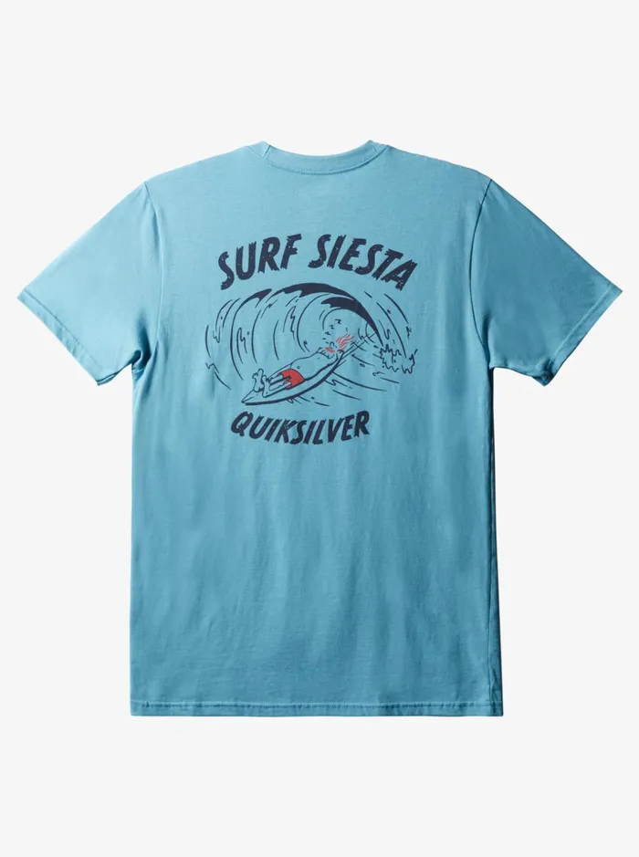 Men Quiksilver Tees Surf Siesta TShirt White Men Quiksilver Tees Surf Siesta TShirt White
