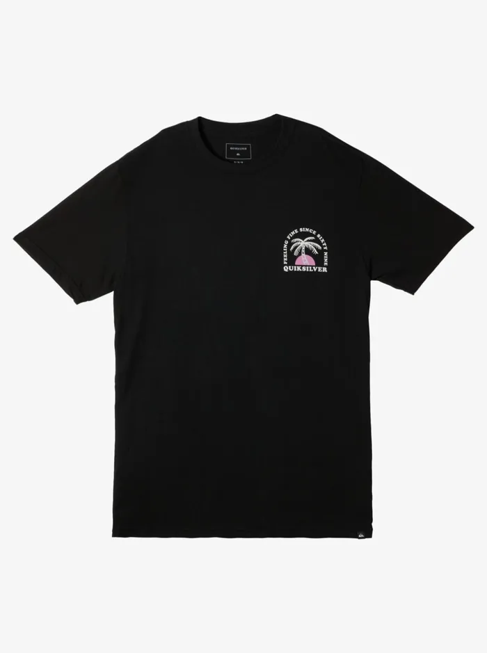 Men Quiksilver Tees The Ripple TShirt Black