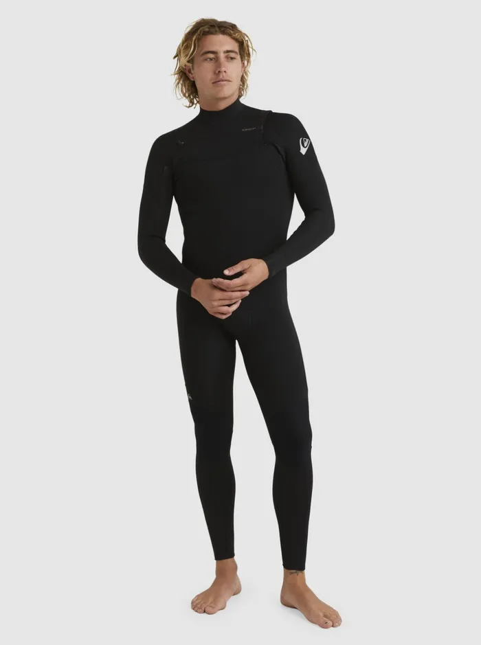 Men Quiksilver Wetsuits 32 Everyday Sessions ChestZip Wetsuit Black Men Quiksilver Wetsuits 32 Everyday Sessions ChestZip Wetsuit Black