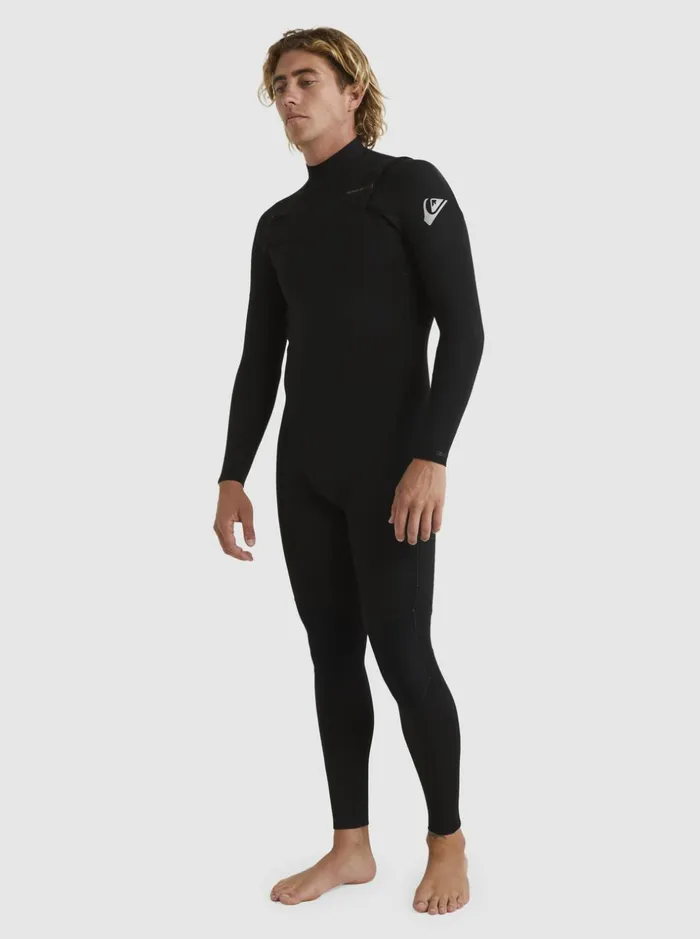 Men Quiksilver Wetsuits 32 Everyday Sessions ChestZip Wetsuit Black Men Quiksilver Wetsuits 32 Everyday Sessions ChestZip Wetsuit Black