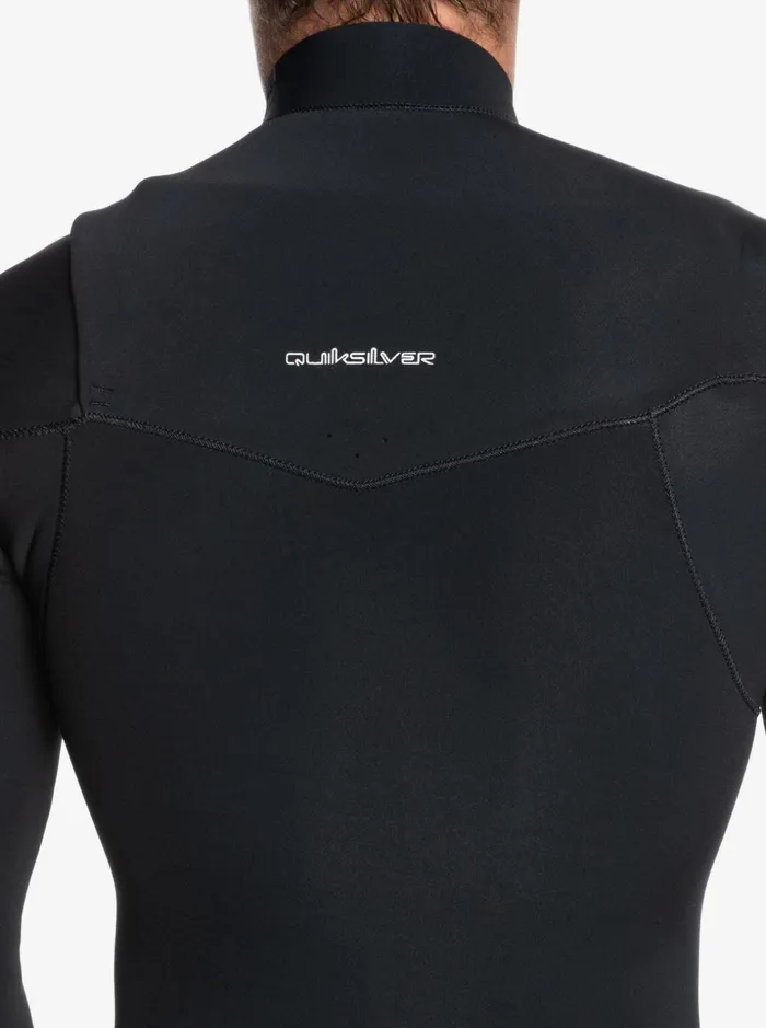 Men Quiksilver Wetsuits 43 Everyday Sessions Chest Zip Wetsuit Black Men Quiksilver Wetsuits 43 Everyday Sessions Chest Zip Wetsuit Black