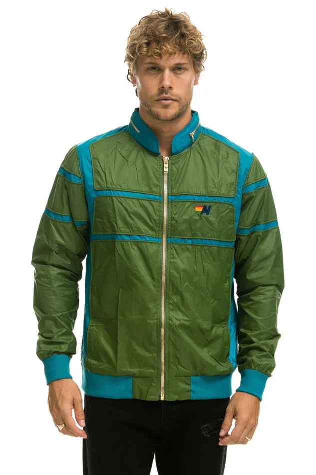 Men RACER JACKET 8211 GARDEN GREEN Aviator Nation Outerwear