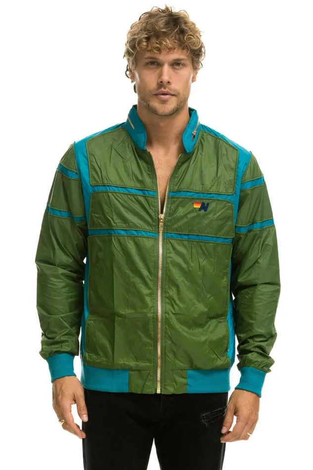 Men RACER JACKET 8211 GARDEN GREEN Aviator Nation Outerwear Men RACER JACKET 8211 GARDEN GREEN Aviator Nation Outerwear