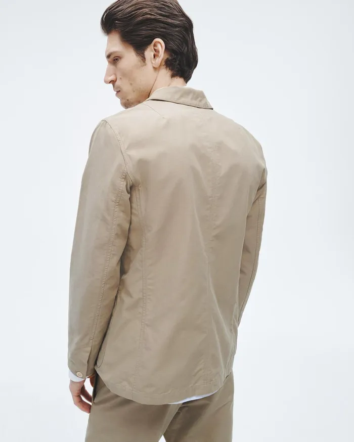 Men Rag and Bone Blazers Anderson Cotton Nylon Blazer Dark Taupe Men Rag and Bone Blazers Anderson Cotton Nylon Blazer Dark Taupe