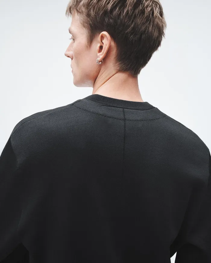 Men Rag and Bone Sweaters York Viscose Cardigan Black