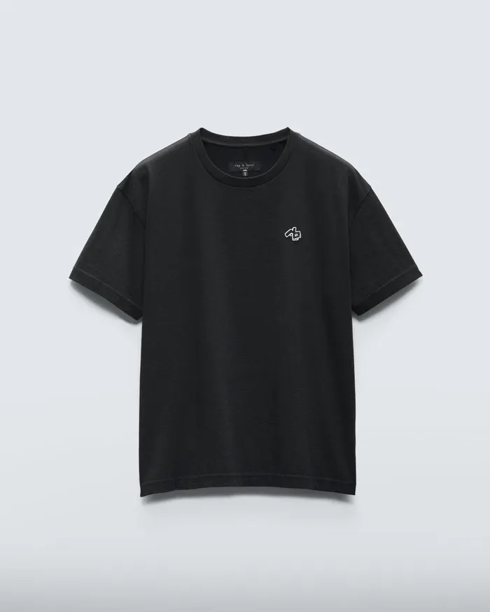 Men Rag and Bone TShirts RB Monster Tee Black Men Rag and Bone TShirts RB Monster Tee Black
