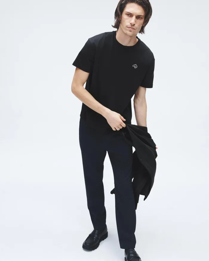 Men Rag and Bone TShirts RB Monster Tee Black Men Rag and Bone TShirts RB Monster Tee Black