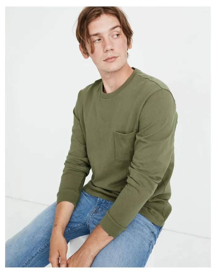 Men Relaxed Long Sleeve Tee Distant Surplus Madewell Tees Men Relaxed Long Sleeve Tee Distant Surplus Madewell Tees