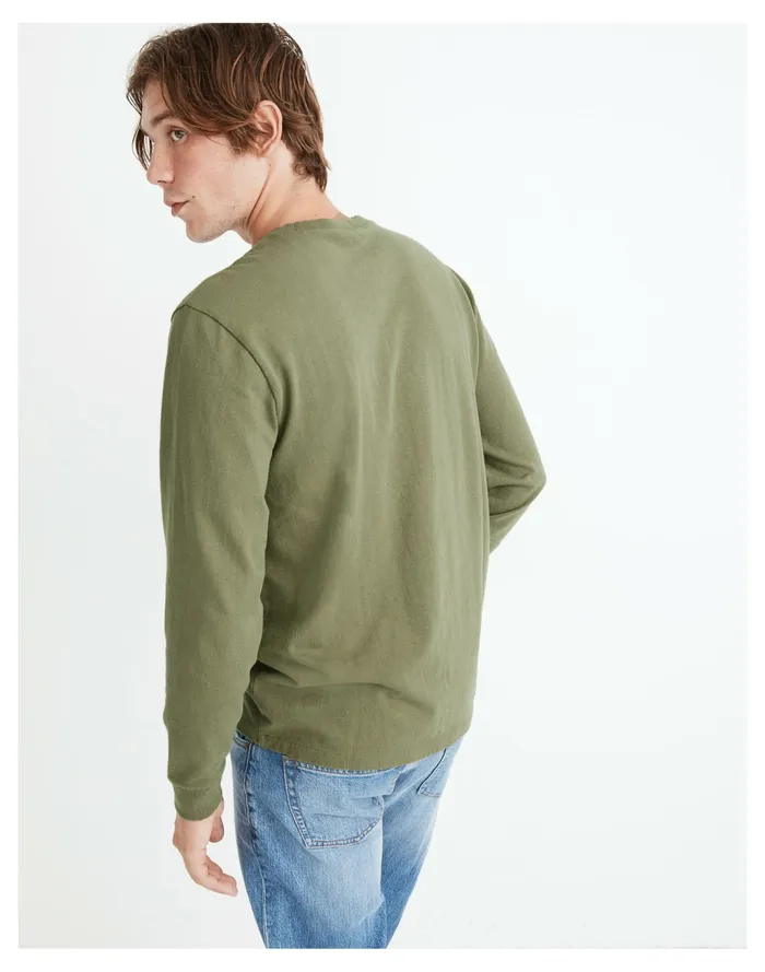 Men Relaxed Long Sleeve Tee Distant Surplus Madewell Tees Men Relaxed Long Sleeve Tee Distant Surplus Madewell Tees