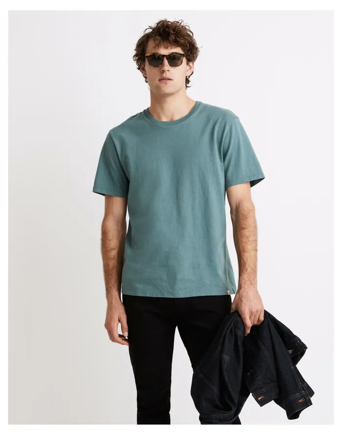Men Relaxed Tee Faded Shale Madewell Tees