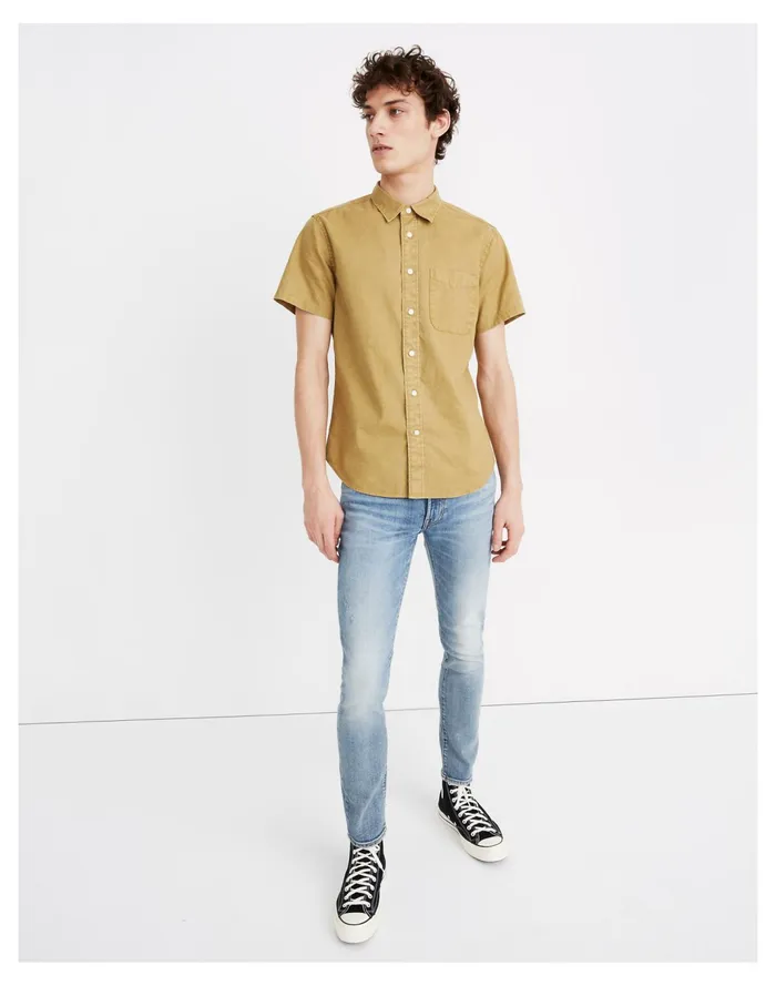 Men Skinny Authentic Flex Jeans In Bleecker Wash Bleecker Wash Madewell Jeans