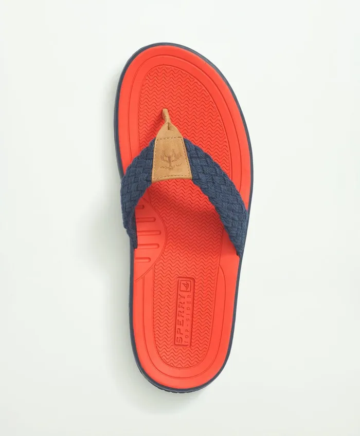 Men Sperry X Brooks Brothers Baitfish Sandal Navy Brooks Brothers Shoes