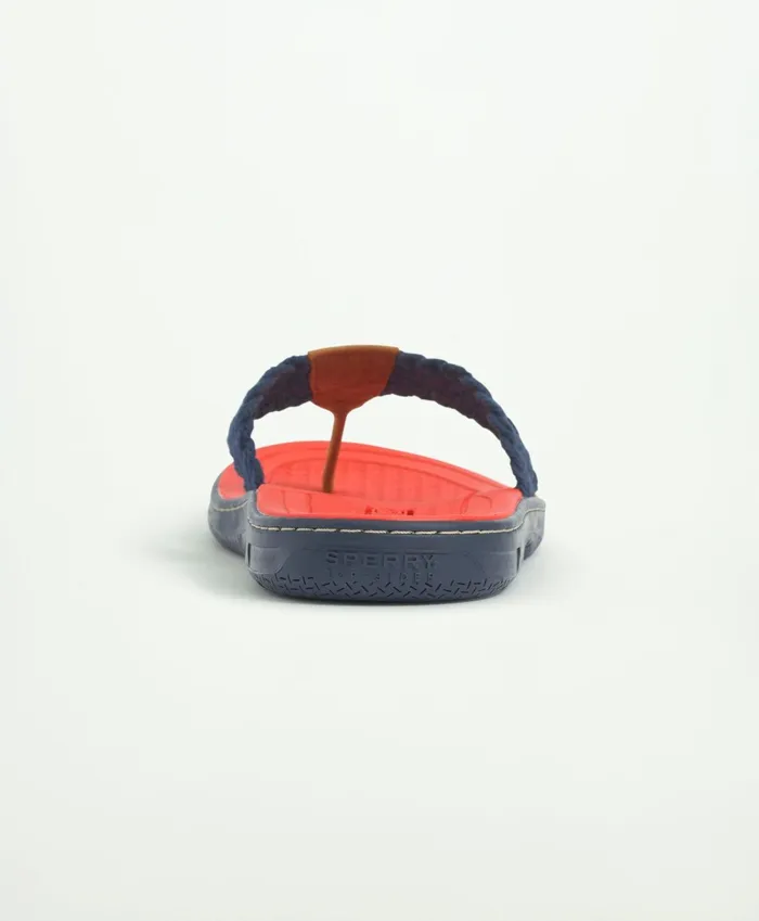 Men Sperry X Brooks Brothers Baitfish Sandal Navy Brooks Brothers Shoes