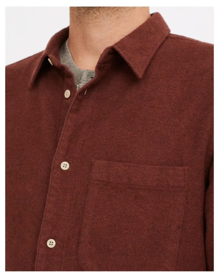 Men Sunday Flannel Perfect Long Sleeve Shirt Dark Cabernet Madewell Shirts Men Sunday Flannel Perfect Long Sleeve Shirt Dark Cabernet Madewell Shirts