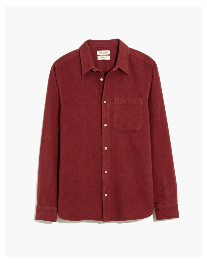 Men Sunday Flannel Perfect Long Sleeve Shirt Dark Cabernet Madewell Shirts Men Sunday Flannel Perfect Long Sleeve Shirt Dark Cabernet Madewell Shirts