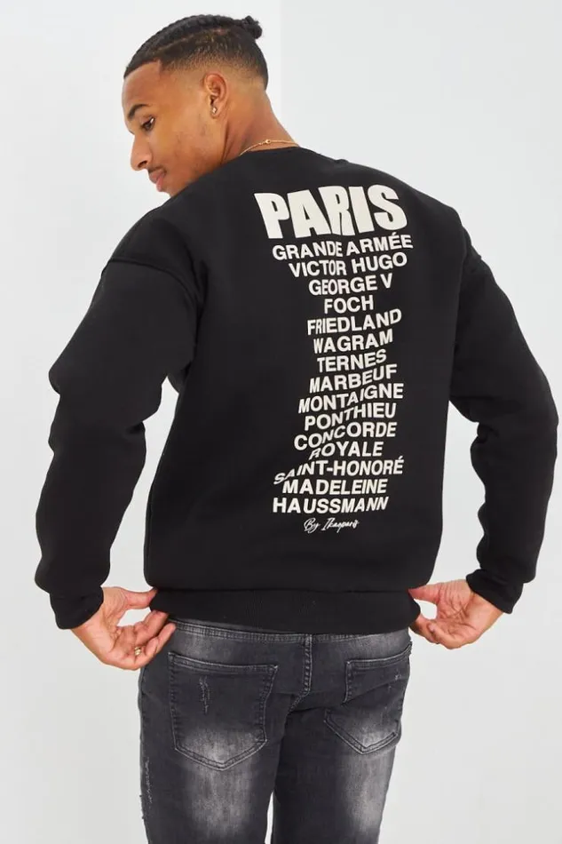 Men Sweat Noir 034Arc De Triomphe 034 Beige Brentiny Paris Sweatshirts and Pullovers Men Sweat Noir 034Arc De Triomphe 034 Beige Brentiny Paris Sweatshirts and Pullovers