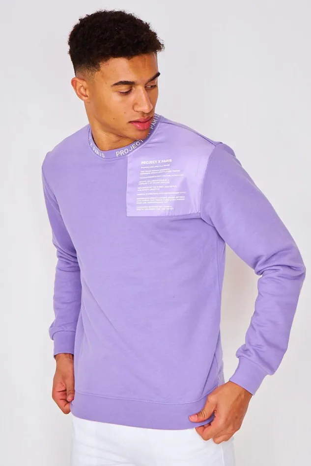 Men Sweatshirt In Plain Purple Project X 8211 2120112 Purple Brentiny Paris Sweatshirts and Pullovers Men Sweatshirt In Plain Purple Project X 8211 2120112 Purple Brentiny Paris Sweatshirts and Pullovers