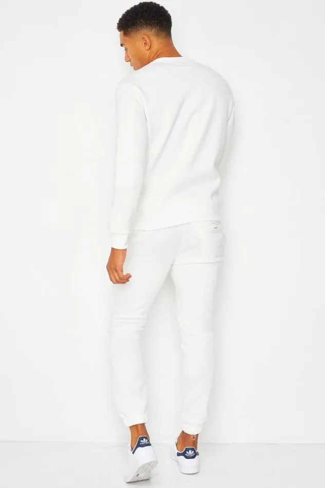 Men Sweatshirt With Waffle Detail In White Project X 8211 2120205 White Brentiny Paris Sweatshirts and Pullovers