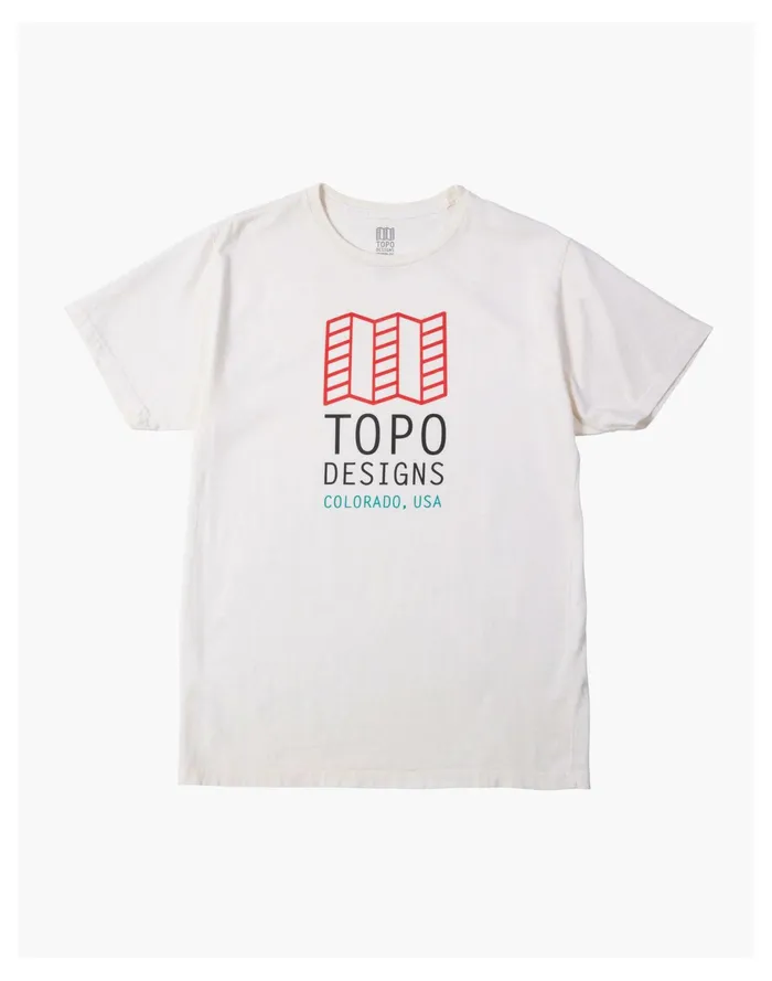 Men Topo Designs Original Logo Tee M Natural Madewell Tees
