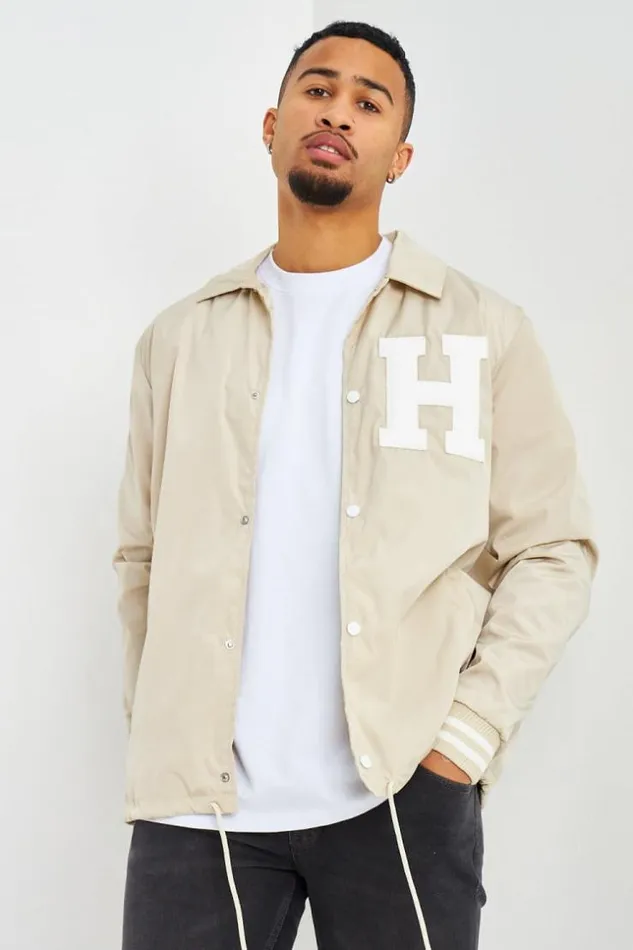 Men Veste Beige Impermable Ajustable Beige Brentiny Paris Jackets