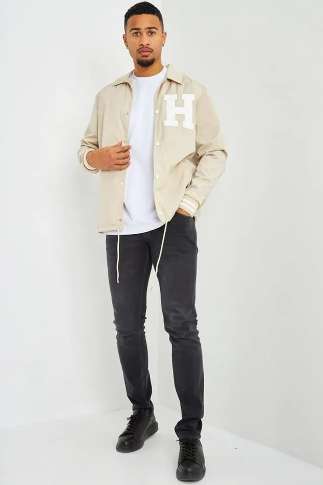 Men Veste Beige Impermable Ajustable Beige Brentiny Paris Jackets
