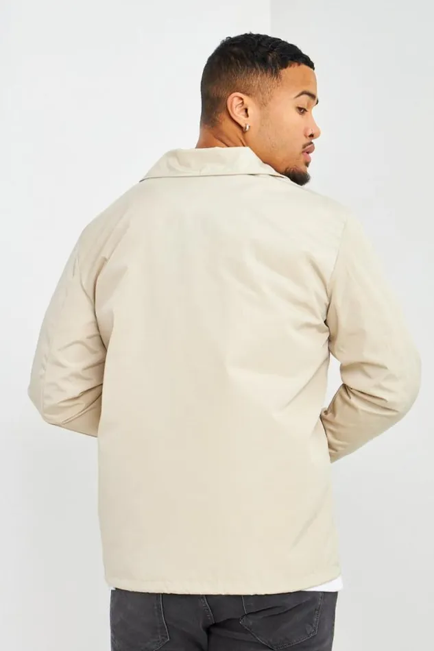 Men Veste Beige Impermable Ajustable Beige Brentiny Paris Jackets