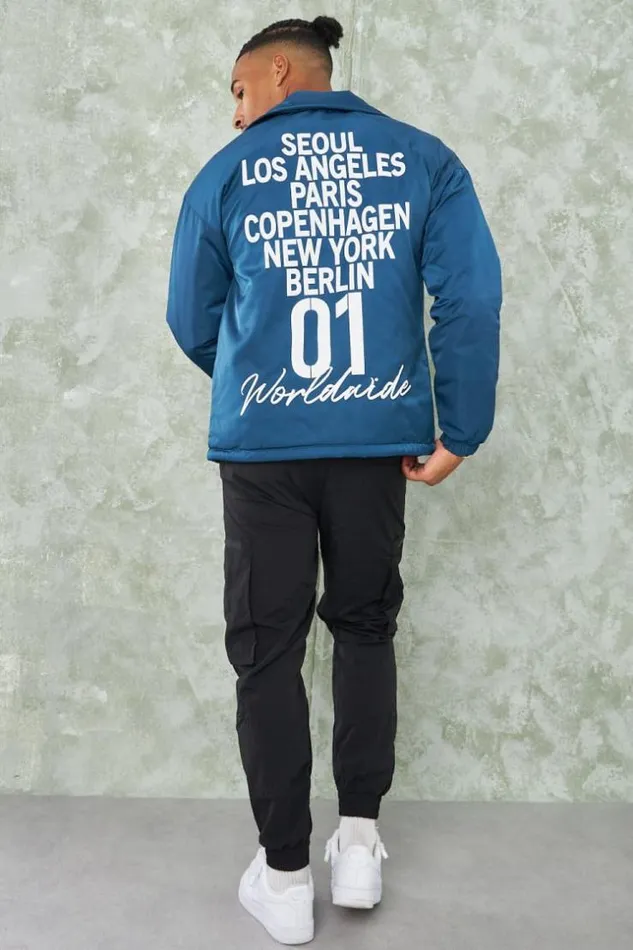 Men Veste Bleue paisse 034Worldwide 01 034 Blue Brentiny Paris Jackets