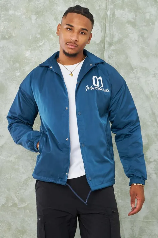 Men Veste Bleue paisse 034Worldwide 01 034 Blue Brentiny Paris Jackets
