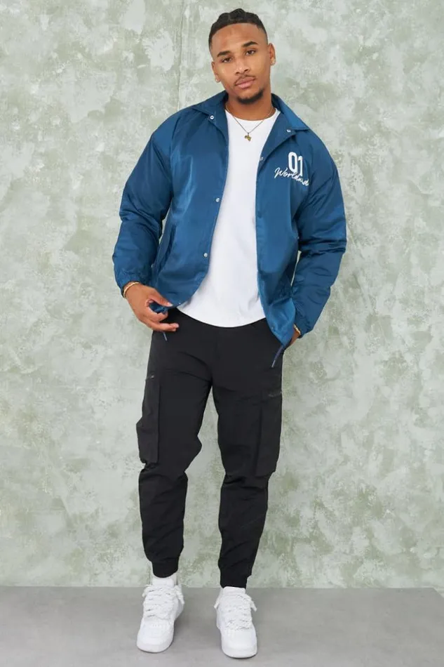 Men Veste Bleue paisse 034Worldwide 01 034 Blue Brentiny Paris Jackets
