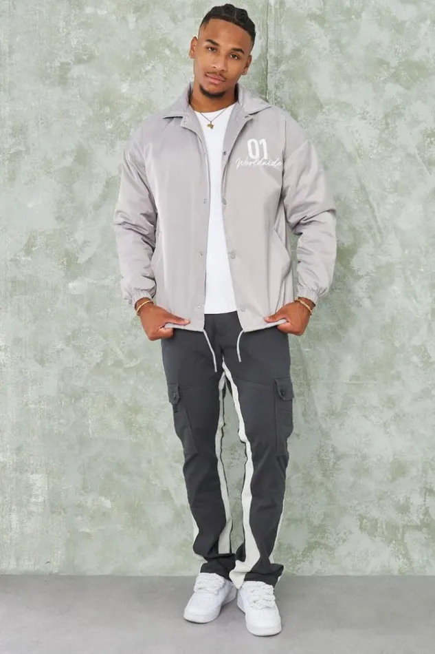 Men Veste Grise paisse 034Worldwide 01 034 Grey Brentiny Paris Jackets