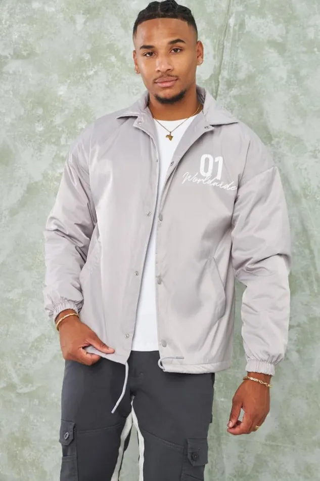 Men Veste Grise paisse 034Worldwide 01 034 Grey Brentiny Paris Jackets