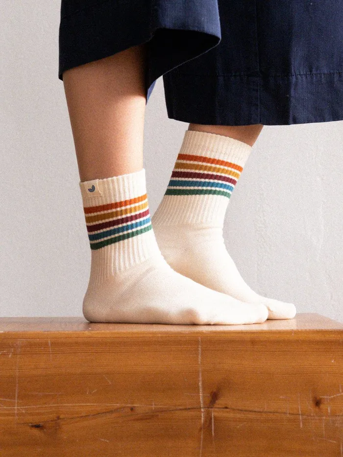 MenWomen Omi 8211 Multicolour Stripes TWOTHIRDS Socks